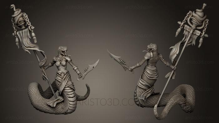 Figurines heroes, monsters and demons (STKM_0525) 3D model for CNC machine